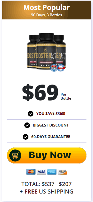 booster xt 3 bottles price